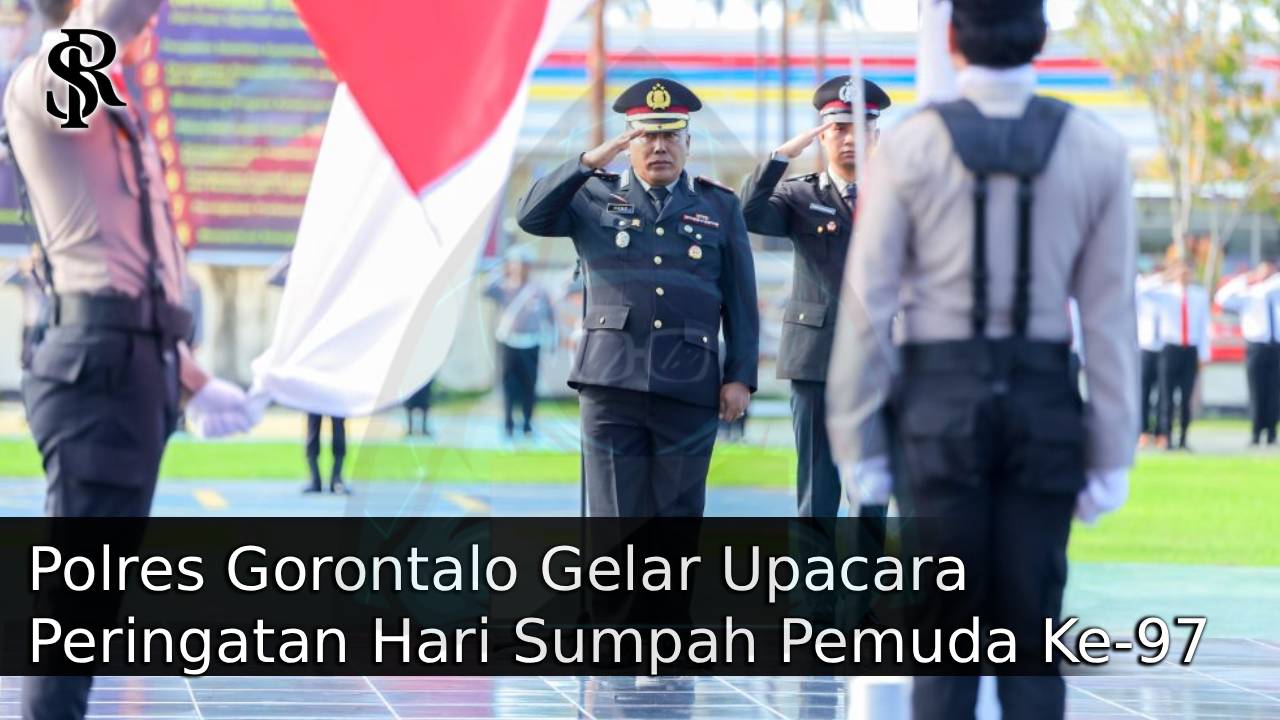Polres Gorontalo Gelar Upacara Peringatan Hari Sumpah Pemuda Ke-97 Tahun 2025